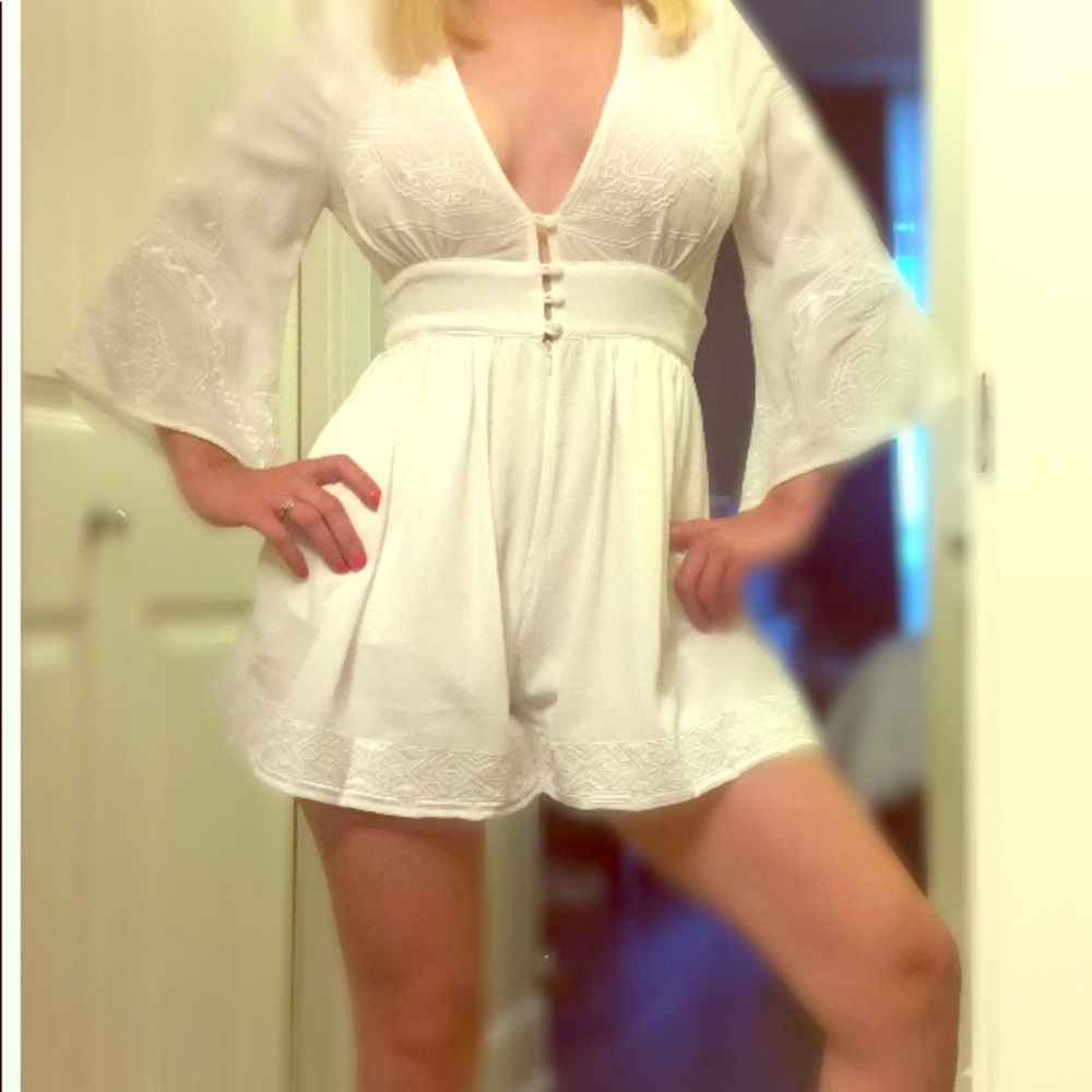 Embroidered Playsuit